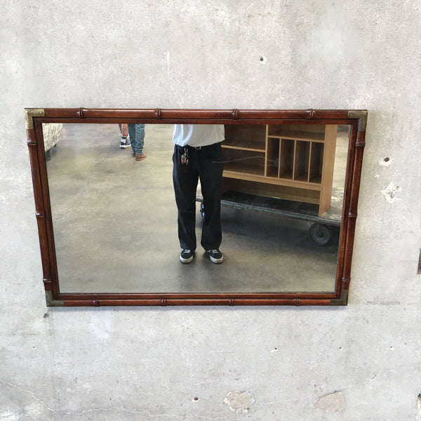 Vintage Wood Mirror