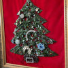 1960's Christmas Tree Lighted Frame