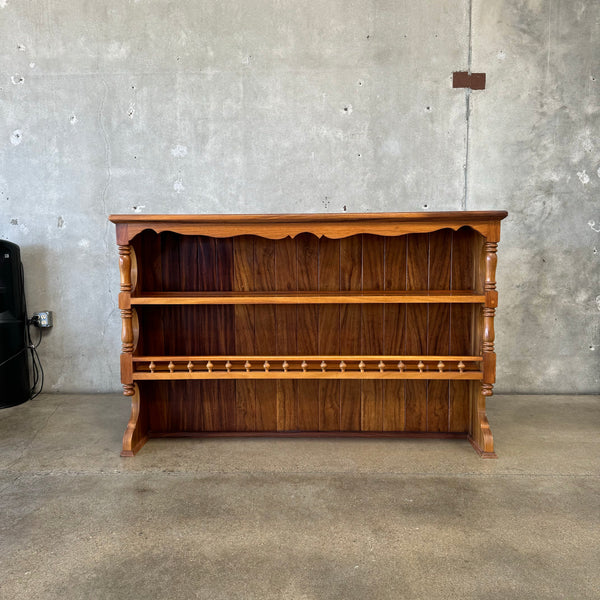 Solid Wood Craftsman Shelf - Circa 1979, Mexico