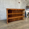 Solid Wood Craftsman Shelf - Circa 1979, Mexico