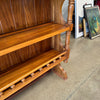 Solid Wood Craftsman Shelf - Circa 1979, Mexico