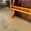 Solid Wood Craftsman Shelf - Circa 1979, Mexico