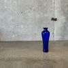 Tall Colbalt Blue Blenko Glass Vase