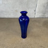 Tall Colbalt Blue Blenko Glass Vase