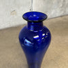 Tall Colbalt Blue Blenko Glass Vase