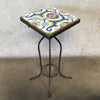 Single Tile Table Wrought Iron GMB Tile 1930s