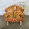 Coronado Floral Painted Magazine Stand 1930's