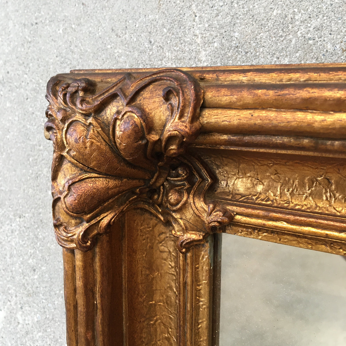 Vintage Gilded Framed Wall Mirror