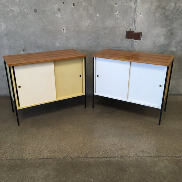 Pair of Vista of California Two Door Cabinets