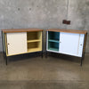 Pair of Vista of California Two Door Cabinets