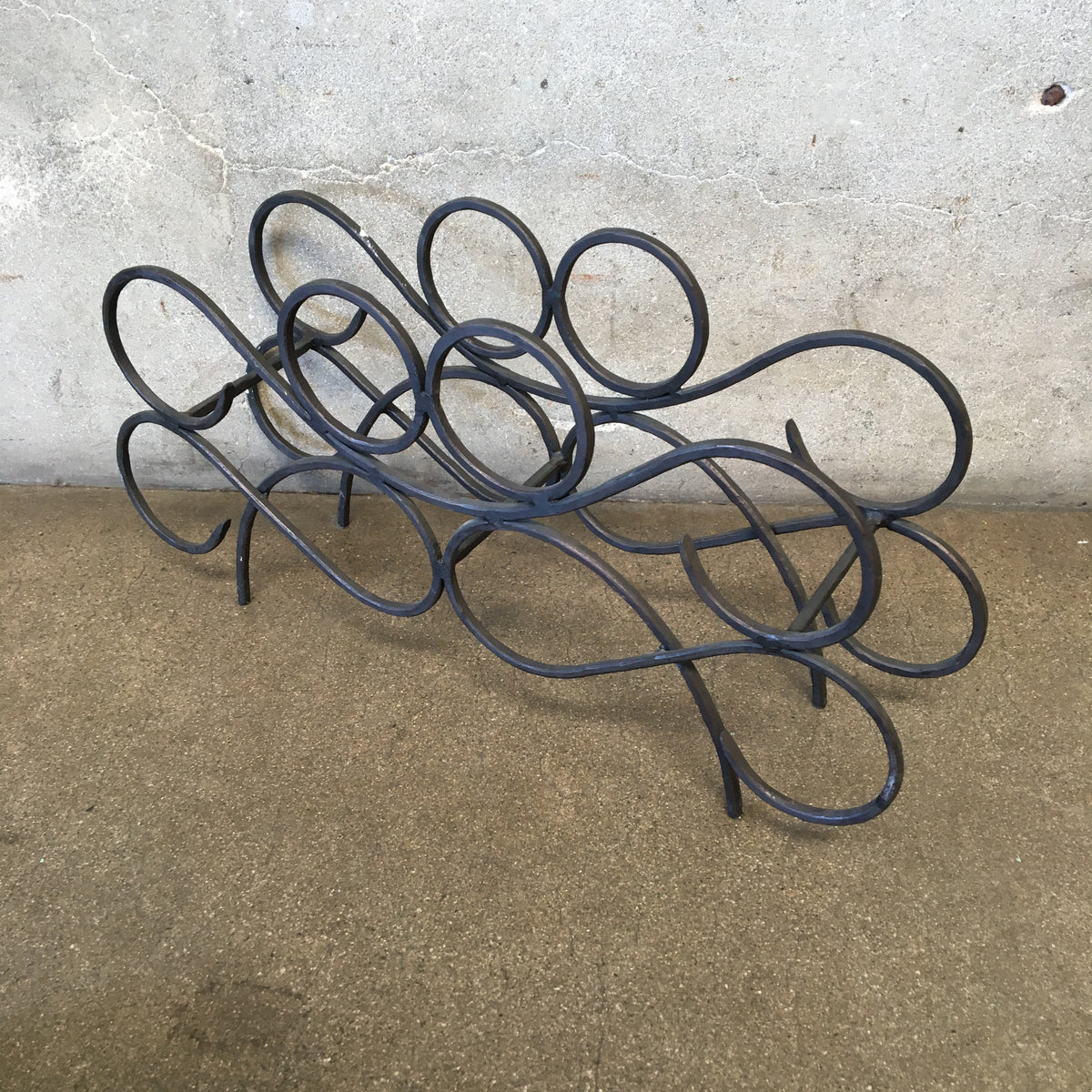 Wrought Iron Wine Rack