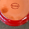 De Silva Hand Made In Italy Tagine With Red/Orange Glazed Lamb Pot