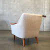 Vintage 1960s Teak Upholstered Chair