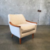 Vintage 1960s Teak Upholstered Chair