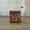 Antique Flat Top Steamer Trunk