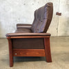 Ekornes Recliner Leather Loveseat