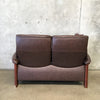 Ekornes Recliner Leather Loveseat