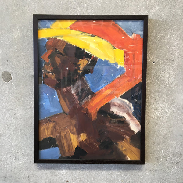 Mid Century Painting of a Human