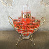 Vintage Punch Glass Set