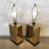 Pair of Vintage Brass Table Lamps