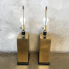 Pair of Vintage Brass Table Lamps