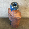 Vintage Studio Pottery Ceramic Blue Drips Vessel #1