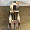 Mid Century Modern Slat Wood Bench