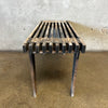 Mid Century Modern Slat Wood Bench