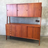 Vintage Two Tier Danish Teak Credenza by Gunni Oman Model Three