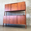 Vintage Two Tier Danish Teak Credenza by Gunni Oman Model Three