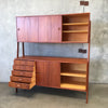 Vintage Two Tier Danish Teak Credenza by Gunni Oman Model Three