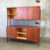 Vintage Two Tier Danish Teak Credenza by Gunni Oman Model Three