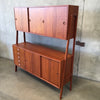 Vintage Two Tier Danish Teak Credenza by Gunni Oman Model Three