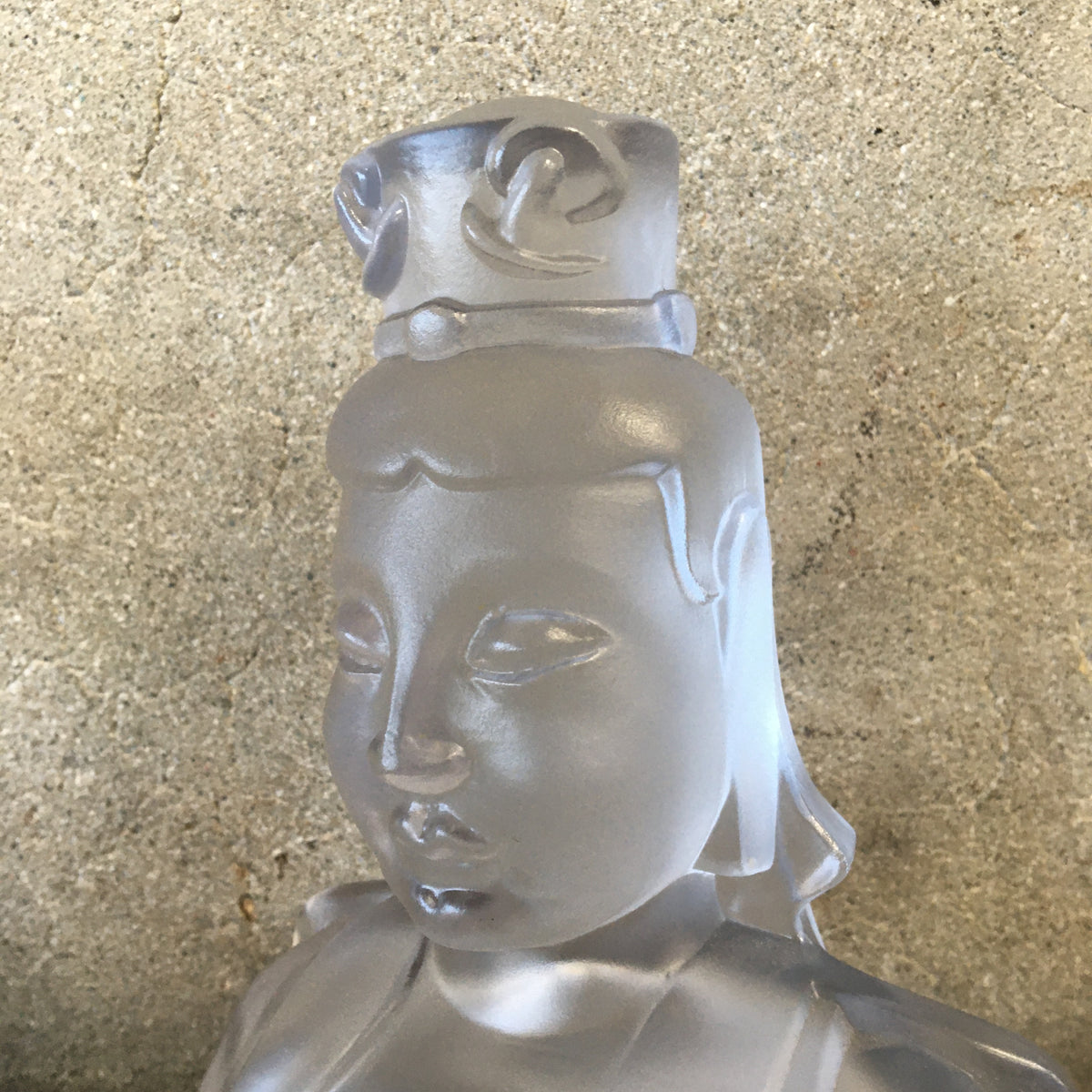 Pair of Mid Century Frosted Glass Bookends