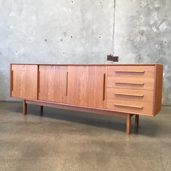 Vintage Ib Kofod-Larsen Mid Century Modern Danish Teak Credenza