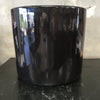 Mid Century Modern Black Garden Pot By Gainey