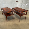 Mid Century Rosewood Sofa Tables