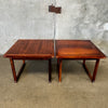 Rud Thygesen for Heltborg Mobler Mid Century Rosewood Danish Side Tables