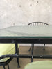 Vintage Glass Patio Table & 6 Chairs