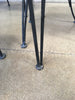 Vintage Glass Patio Table & 6 Chairs