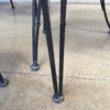 Vintage Glass Patio Table & 6 Chairs