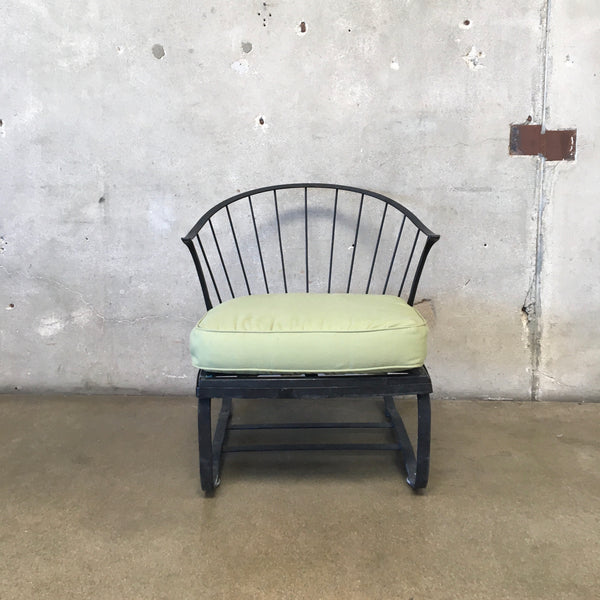 Vintage Bistro Cushioned Patio Chair