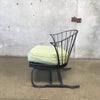 Vintage Bistro Cushioned Patio Chair