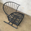 Vintage Bistro Cushioned Patio Chair