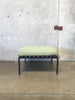 Vintage Cushioned Patio Ottoman