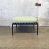 Vintage Cushioned Patio Ottoman