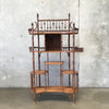 Antique Bamboo Etagere