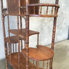 Antique Bamboo Etagere