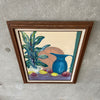 Mid Century Oil on Canvas Painting Still Life by Herb Wilson