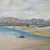 1967 Oil On Canvas Desert Painting by E. Tolosko